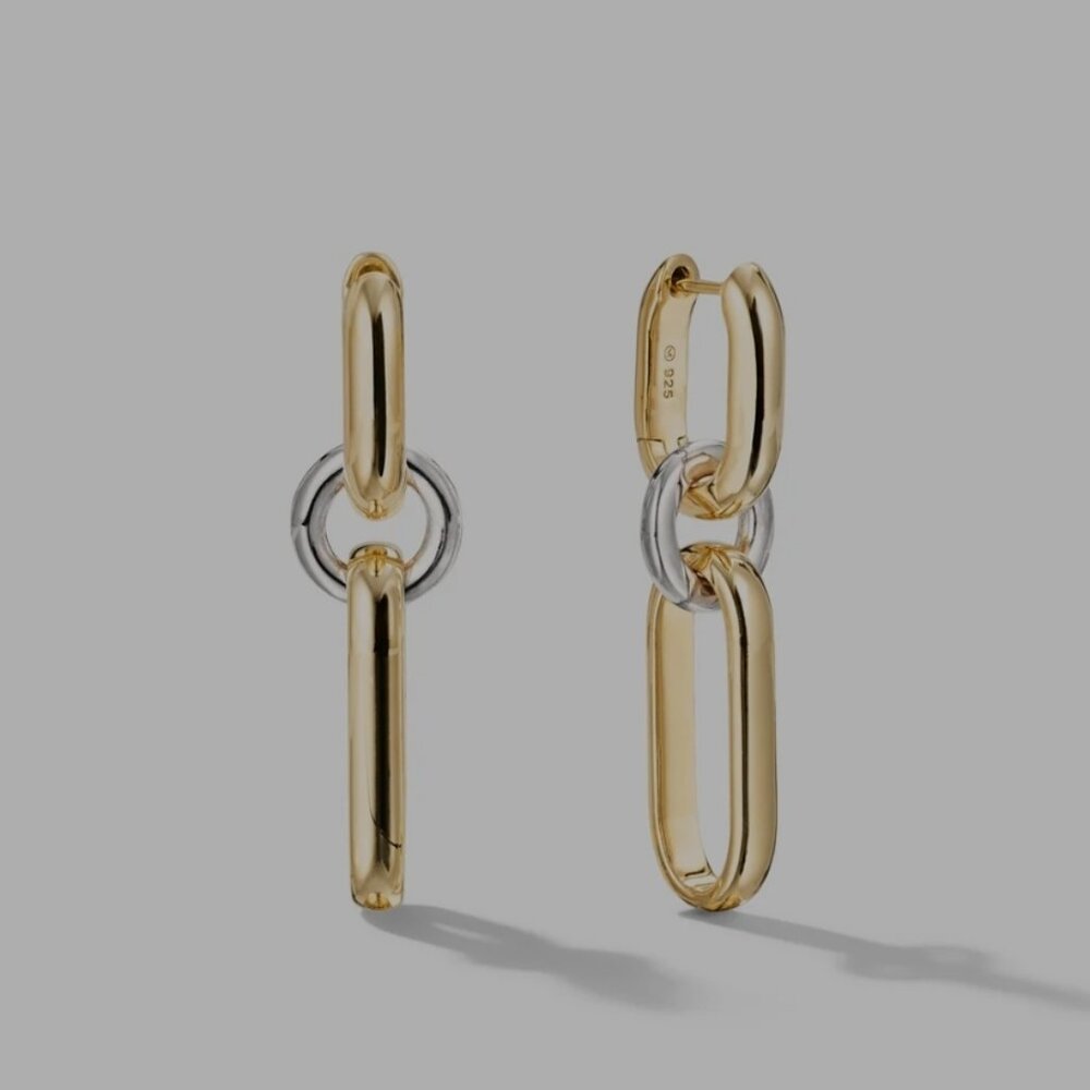 Mejuri Mixed Convertible Link Earrings